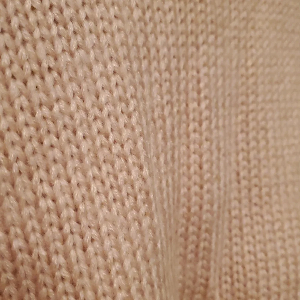 PINK RIPPLE SIZE XL Pink and White Sweater Vest with Rose Embroidery - Picture 5 of 10